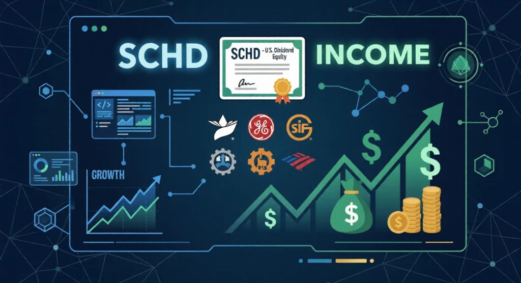Concept Of Schd Dividend Growth Strategy With Value Sector Components