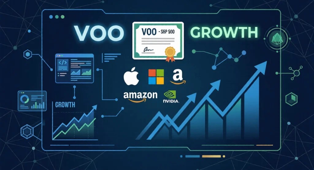 Graph Showing Voo Technology Growth Strategy With S&p 500 Components