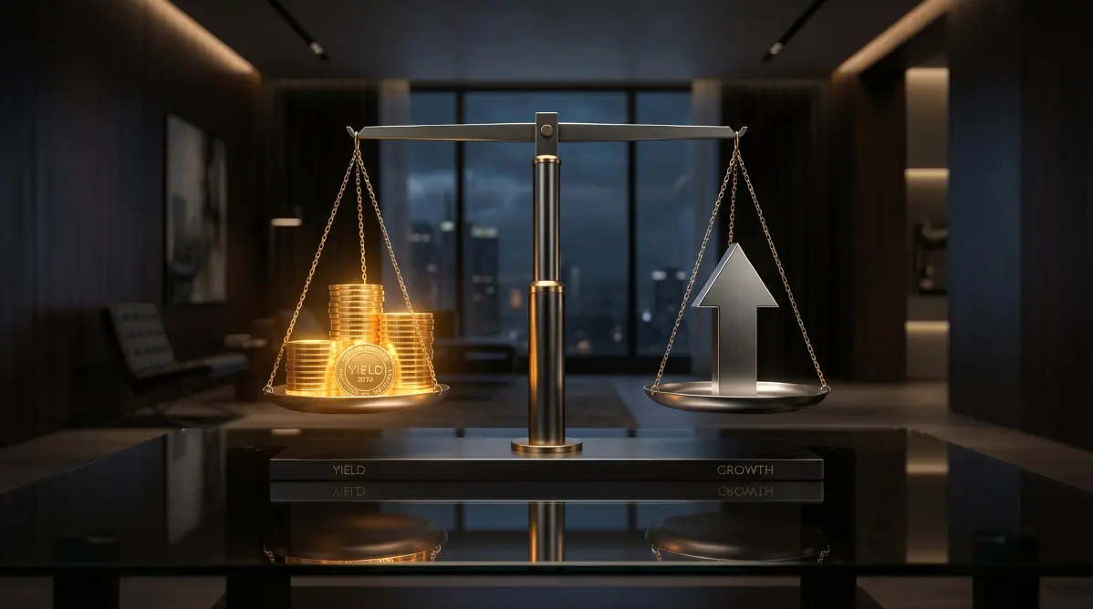 A Balanced Scale Weighing High Dividend Yield Against Long Term Capital Growth For Etf Portfolio Planning 3c8b31ce 1590 4990 9d3c 8988f4b0566a